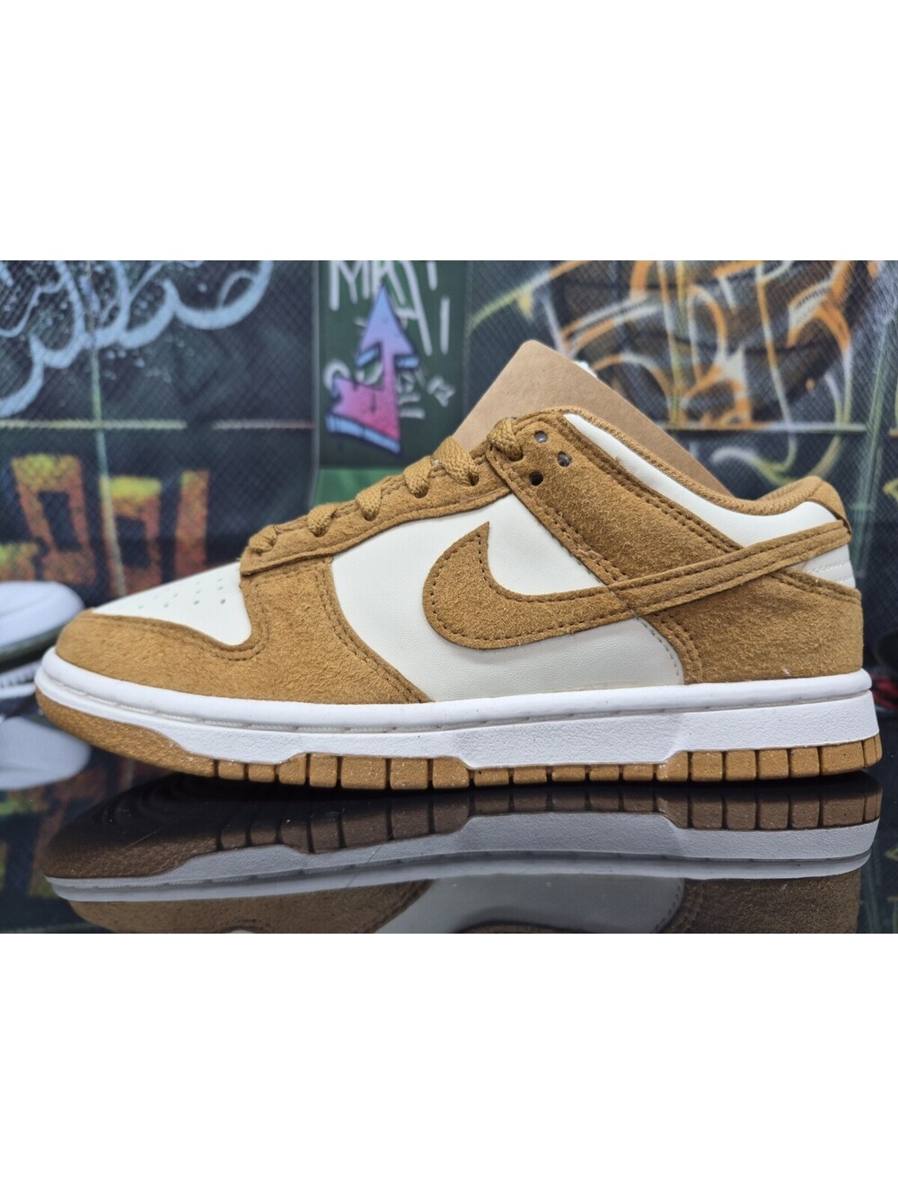 Nike Dunk Low Next Nature Brown/White Coconut Milk Suede Low Top Women 6W 4.5Y